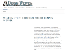 Tablet Screenshot of dennisweaver.com